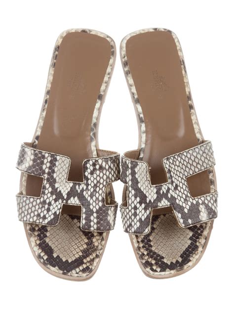 hermes sandals sizing|hermes snakeskin sandals.